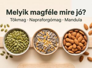 Tökmag, napraforgómag és mandula – melyik magféle mire jó összehasonlítás | Bionuss